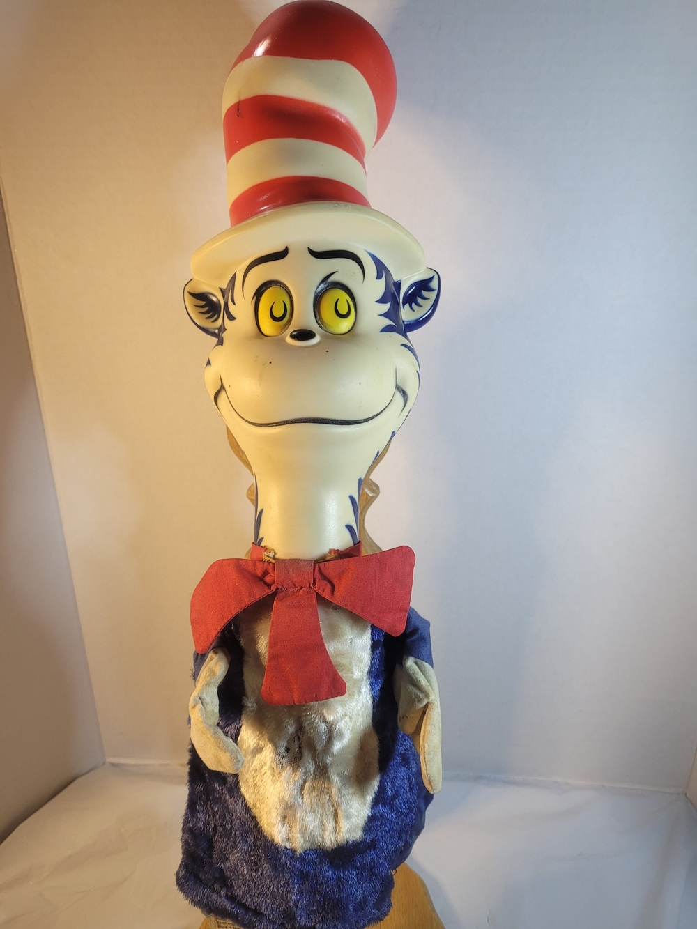 Vintage 1970 Dr. Seuss Cat In The Hat Hand Puppet (S)